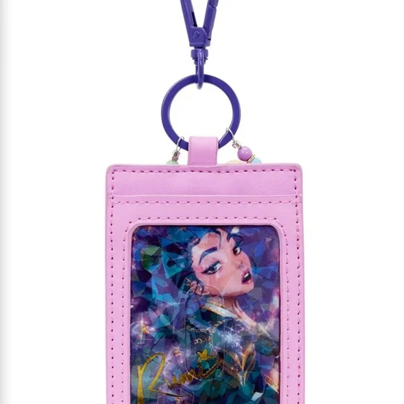 Loungefly Black Neon Pastel Huntress Character Mini Backpack - Picture 5 of 9